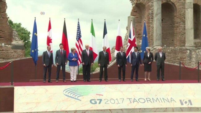 Climate Change, Migration, North Korea, Terrorism Dominate Trump's 1st G-7 Meeting
