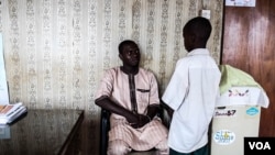 Anas Umar is fond of his nephew. He says he cries at night, thinking about what the boy has gone through. (C. Oduah/VOA)