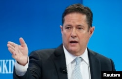 Jes Staley, CEO of Barclays bank, attends the World Economic Forum annual meeting in Davos, Switzerland Jan. 20, 2017.