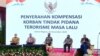 Penyerahan dana kompensasi kepada korban terorisme sebagai bentuk tanggung jawab negara di Istana Negara , Jakarta, Rabu (16/12). (biro Setpres)