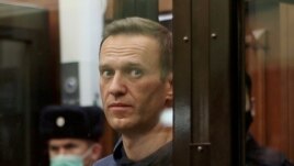FILE PHOTO: Russian opposition leader Navalny attends a court hearing in Moscow