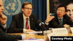 Direktur program Tuberkulosis Global WHO, Mario Raviglione, berbicara di Jenewa, Swiss (foto: ilustrasi).