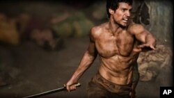 Actor Henry Cavill portrays Greek hero Theseus in 'Immortals.'