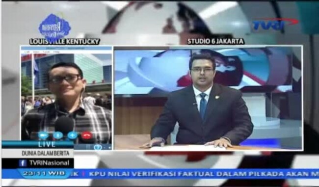 Laporan Langsung VOA untuk TVRI : Proses Pemakaman Muhamad Ali