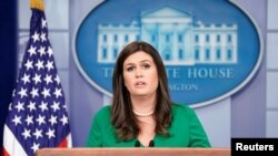 Sara Huckabee-Sanders, pòtpawòl La Mezon Blanch.