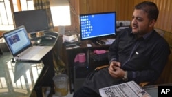 فایل عکس: خبریال ظفراڅکزی، چې پر ټولنیزو رسنیو پر پاکستاني امنیتي ځواکونو په تنقید کولو نیول شوی وو.
