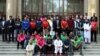 President Ghani met Shapageza cricket afghan and foreign players