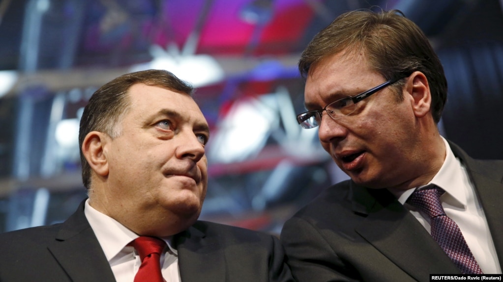 Vuçiç u kundërvihet sanksioneve amerikane ndaj Milorad Dodikut