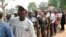 Voters queue to cast their vote during the governorship election at Ekulobia district in Anambra State, Nigeria, 06 Feb 2010 (file)