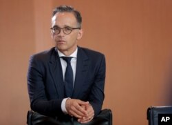 German Foreign Minister Heiko Maas arrives for the weekly cabinet meeting in Berlin, Germany, July 31, 2019.
