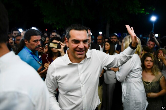 Syriza Partisi'nin lideri Aleksis Çipras