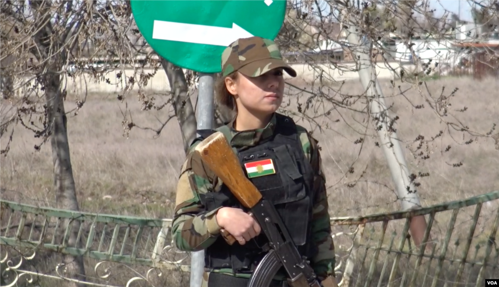 Female Peshmarge in Kurdistan - Iraq
