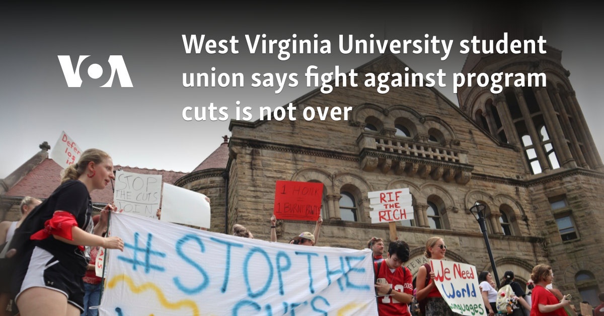 West Virginia University student union says fight against program cuts not over
