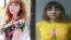 Đoàn Thị Hương, nghi phạm trong vụ ám sát ông Kim Jong Nam, chụp trong các hoàn cảnh khác nhau
