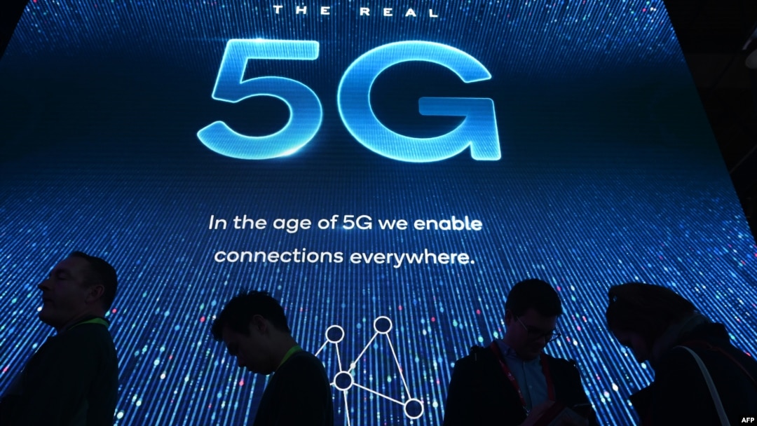 Pameran teknologi jaringan 5G di Amerika (foto: ilustrasi). 