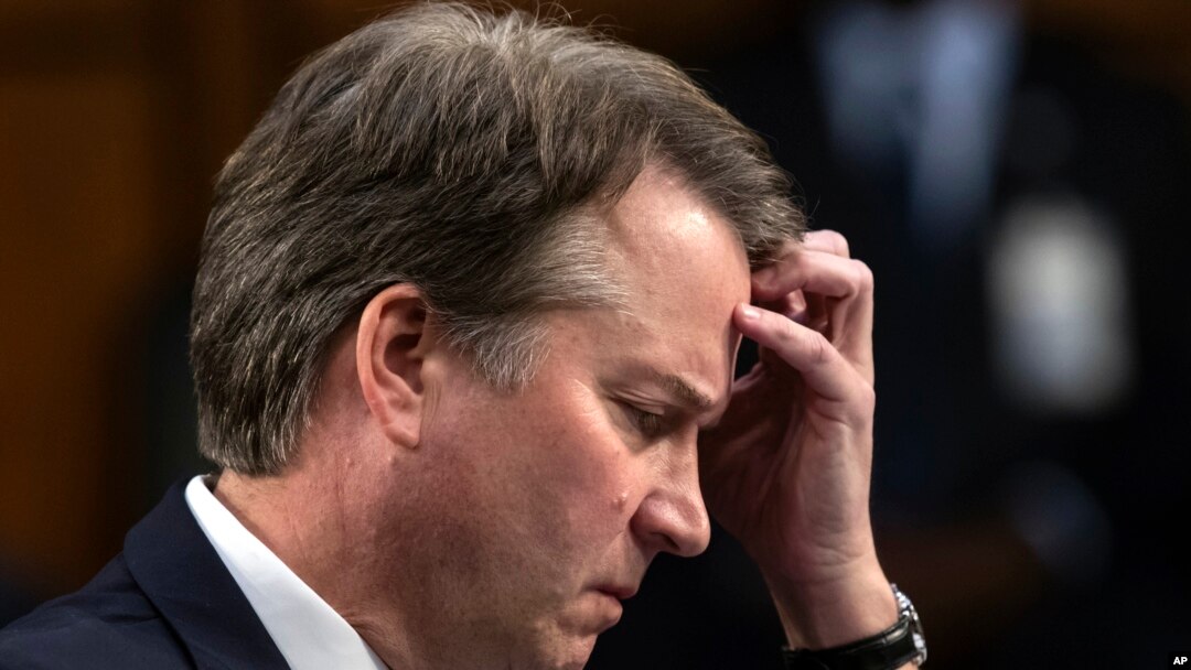 Supreme Court nominee, Brett Kavanaugh waits to testify before the Senate Judiciary Committee for the third day of his confirmation hearing, on Capitol Hill in Washington, Sept. 6, 2018.