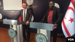 UMnu. Loughty Dube loMnu. Tahsin Ertugruloglu owe Northern Cyprus kuhlangothi lukahulumende olubona ngezokudlelana lamanye amazwe.