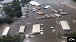 VOA Aerial Shots of Post-Harvey Houston
