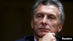FILE - Argentina's president-elect Mauricio Macri