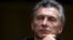 Argentina's president-elect Mauricio Macri smiles during a news conference in Buenos Aires, Argentina, Nov. 23, 2015. 