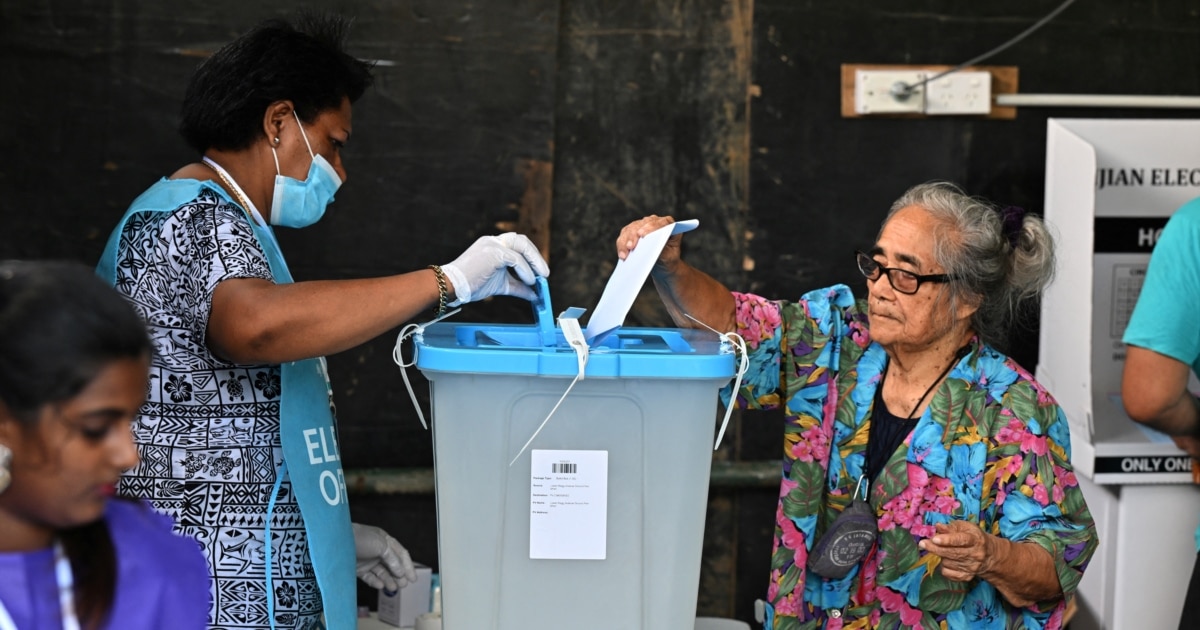 Fiji's Ruling Party Leads Provisional Count After National Election