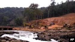 ນຶ່ງໃນສະຖານທີ່ສ້າງເຂື່ອນຢູ່ລາວ