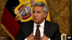 El presidente de Ecuador, Lenín Moreno, dijo que una persona permanezca demasiado tiempo asilada también viola los derechos humanos.