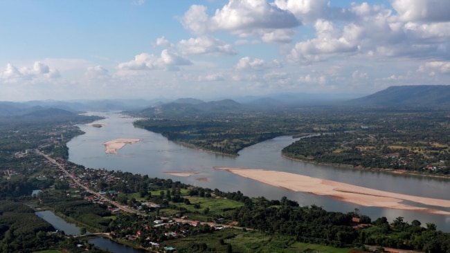 资料照：流经泰国和老挝边界的湄公河。