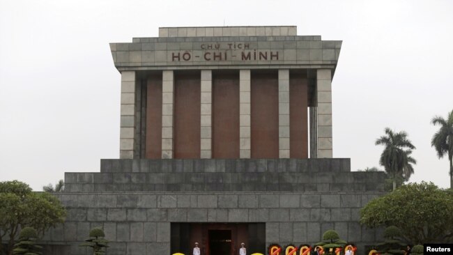 Lăng Chủ tịch Hồ Chí Minh ở thủ đô Hà Nội, ảnh chụp ngày 2/3/2019.