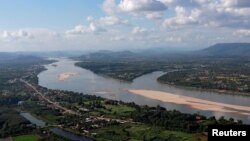 This file photo shows a view of the Mekong river bordering Thailand and Laos, seen from the Thai side in Nong Khai, Thailand, October 29, 2019. (REUTERS/Soe Zeya Tun/File Photo)