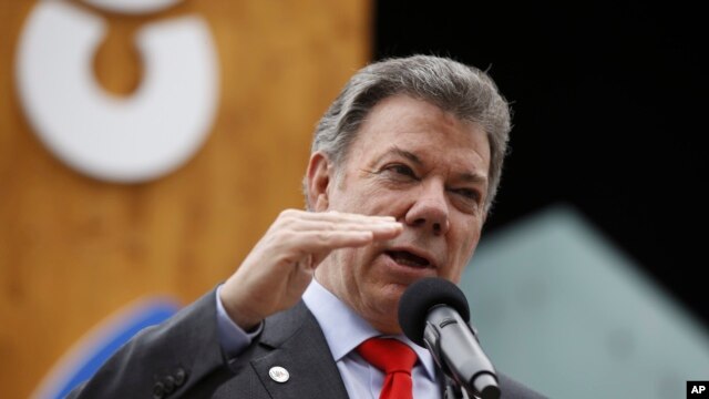El presidente colombiano, Juan Manuel Santos, dice que su país necesitará la ayuda de EE.UU. después de lograda la paz con las FARC.