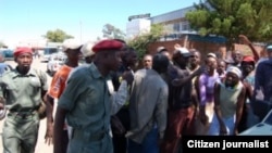 A Zanu-PF militia in Harare on August 1, 2013