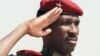 Thomas Sankara, l'ancien président burkinanè assassiné en 1987 au pouvoir