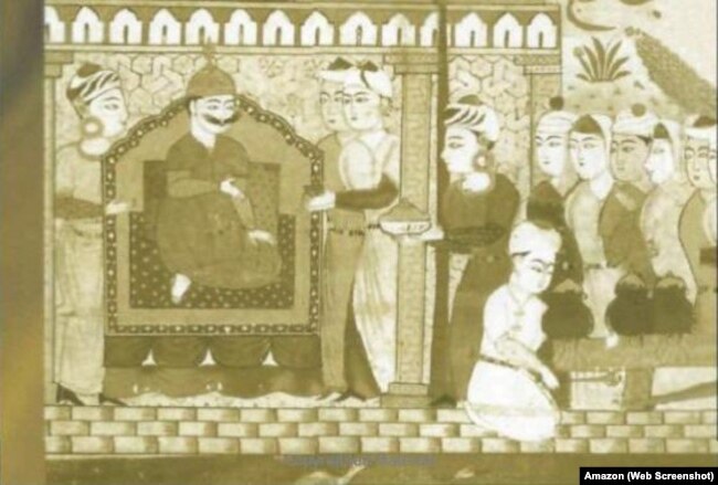 ’نعمت نامہ‘ میں غیاث شاہ کی تصویر بھی موجود ہے جو اپنی مونچھوں سے نمایاں ہے