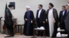 خامنه ای، رهبر جمهوری اسلامی در دیدار با اعضای دولت حسن روحانی