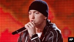 Rap အဆိုတော် Eminem။ ဇန်နဝါရီ ၃၁၊ ၂၀၁၀။