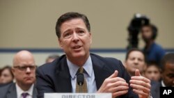 James Comey, directeur du FBI, témoignent au Capitol Hill à Washington DC, le 7 juillet 2016.