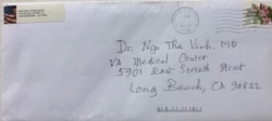 Lá thư tay BS Nguyễn Tường Bách gửi Ngô Thế Vinh ngày 18 tháng 8 năm 2004. [tư liệu Ngô Thế Vinh]
