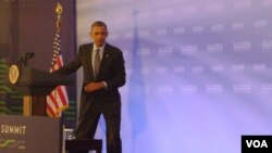 Umongameli Barack Obama uthi kumele inkokheli yeAfrica idonse ngamandla ekulungiseni okuhlupha uzulu. (Photo: Gibbs Dube)