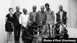 Photo de groupe de certains membres de Bakolo Music International. (Photo : Eloisa d'Orsi via Jeanne Vu Van)