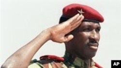 Thomas Sankara, l'ancien président burkinabè tué lors d'un putsch le 15 octobre 1987.