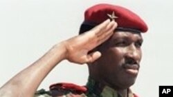 l'ex-président et capitaine Thomas Sankara