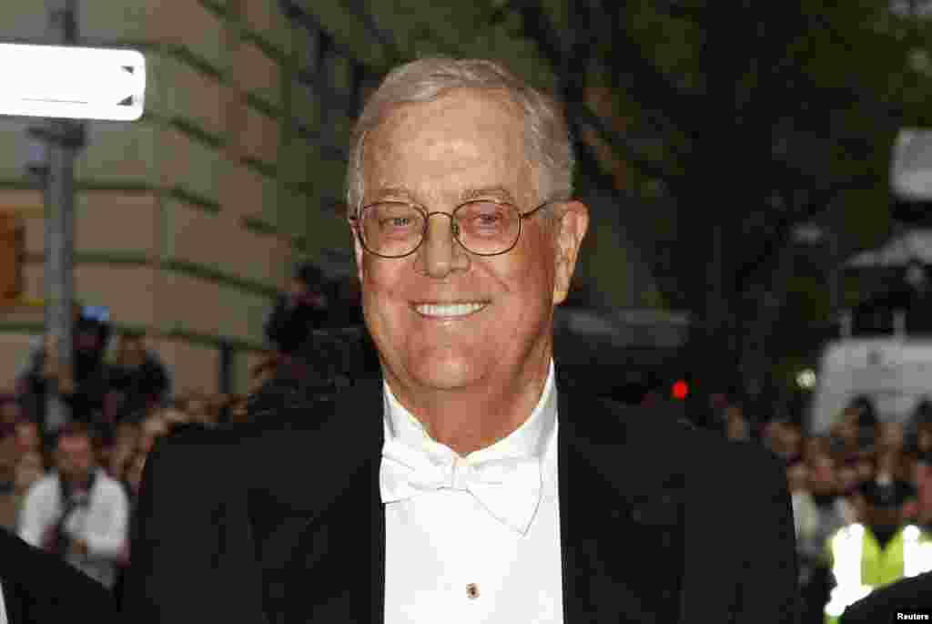 #6 - David Koch, junto a seu irmão Charles, pela Koch Industries. $42.9 Mil Milhões.