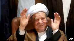 Cựu Tổng thống Iran Akbar Hashemi Rafsanjani vào năm 2015.