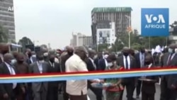Le président de la RDC Tshisekedi inaugure son premier grand projet de construction