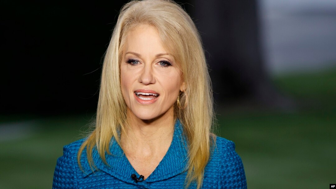 Bà Kellyanne Conway, cố vấn cao cấp của Tổng thống Donald Trump (ảnh tư liệu, 5/2017)