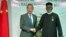 Menteri Luar Negeri China Wang Yi bertemu Menlu Nigeria Yusuf Tuggar di Abuja, Kamis (9/1).
