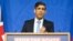 FILE - Britain's Prime Minister Rishi Sunak hosts a press conference inside the Downing Street Briefing Room, in central London on January 18, 2024, following the passing of the government's Rwanda Bill in the House of Commons.