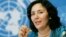FILE - U.N. special representative for children and armed conflict, Leila Zerrougui, June 2005.
