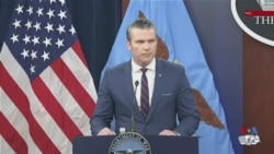 وزیر جنگ آمریکا خطاب به نیروهای مسلح جمهوری اسلامی: عاقلانه انتخاب کنید که با کدام طرف هستید